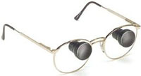 Eyeglasses with bioptic lenses