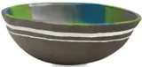 self-hardened clay bowl
