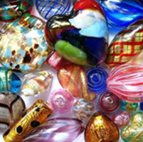 venetian and murano glass beads
