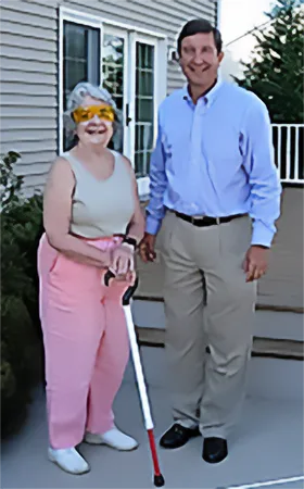 Author Ed Henkler
and his mother, Jane