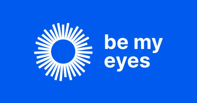 Be my eyes logo