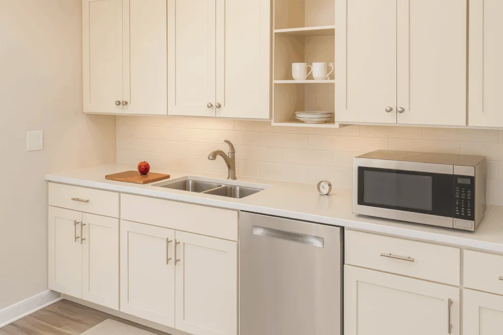 Low contrast kitchen
