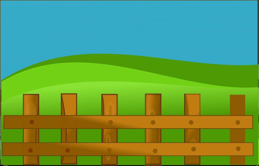 Graphic of a fence