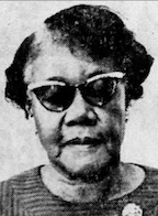 photograph of Martha Louise Morrow Foxx, from a 1969 newspaper.