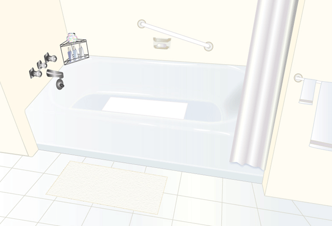 bathtub no contrast