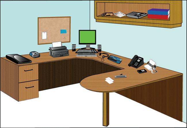Virtual Office Illustration - Blind Users