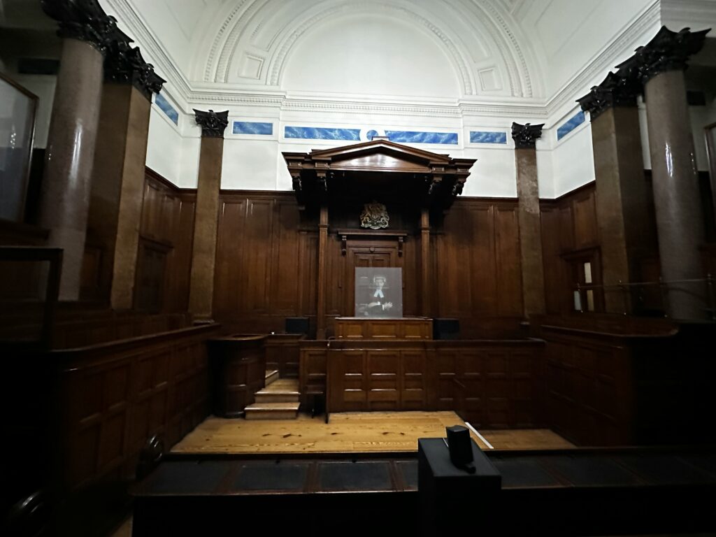 interior of courtroom