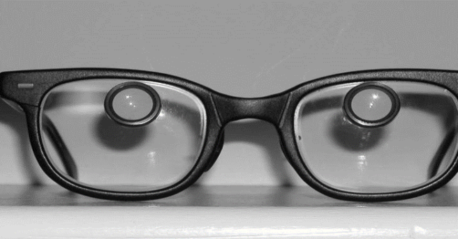 bioptic glasses with telescopic lenses