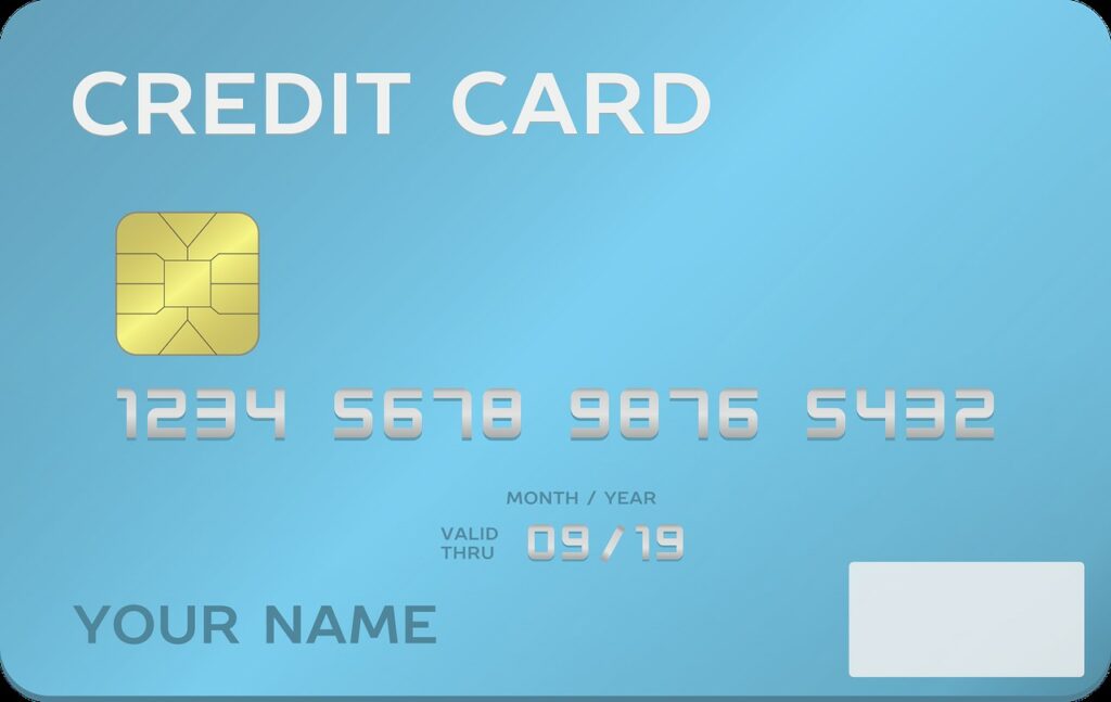 Graphic of credit card