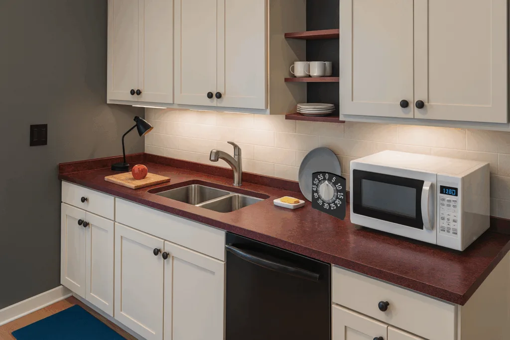 High contrast kitchen