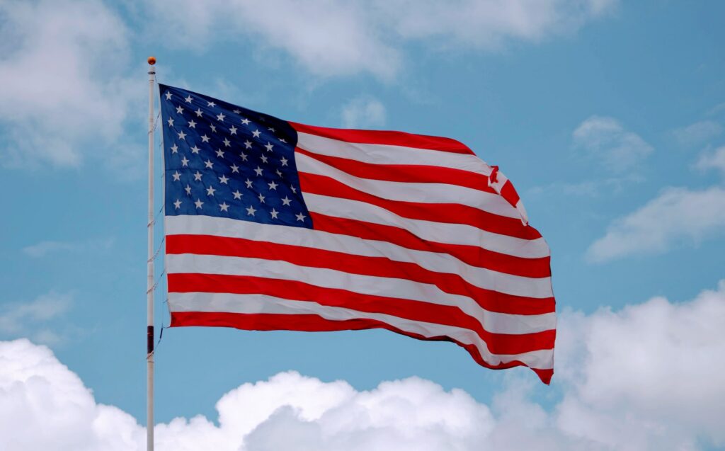 photo american flag
