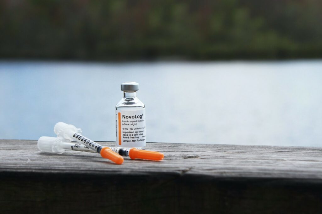 Photo by Mykenzie Johnson on Unsplash Injectable Medication Bottle with Syringes