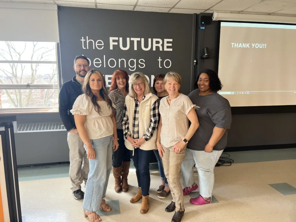 Several members of the APH FamilyConnect Parent Advisory Board