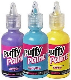 3 bottles of Puffy Paint