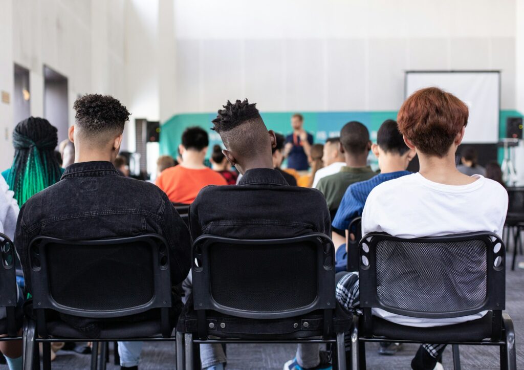 college students listening to a lecture