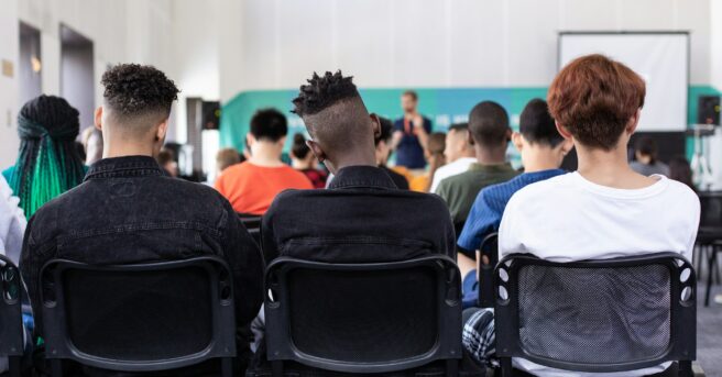 college students listening to a lecture