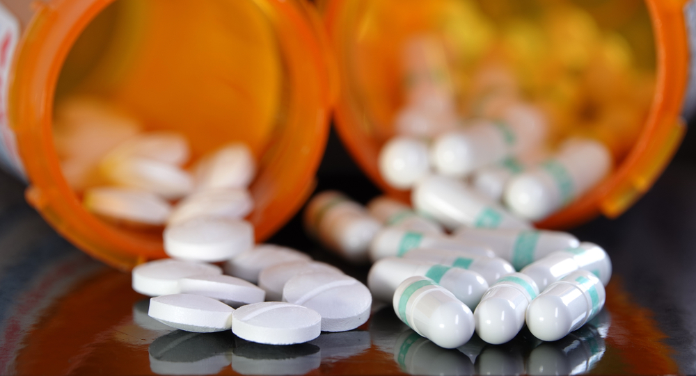 Close-up of prescription medication