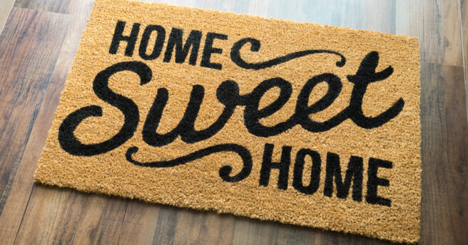 "Home Sweet Home" doormat