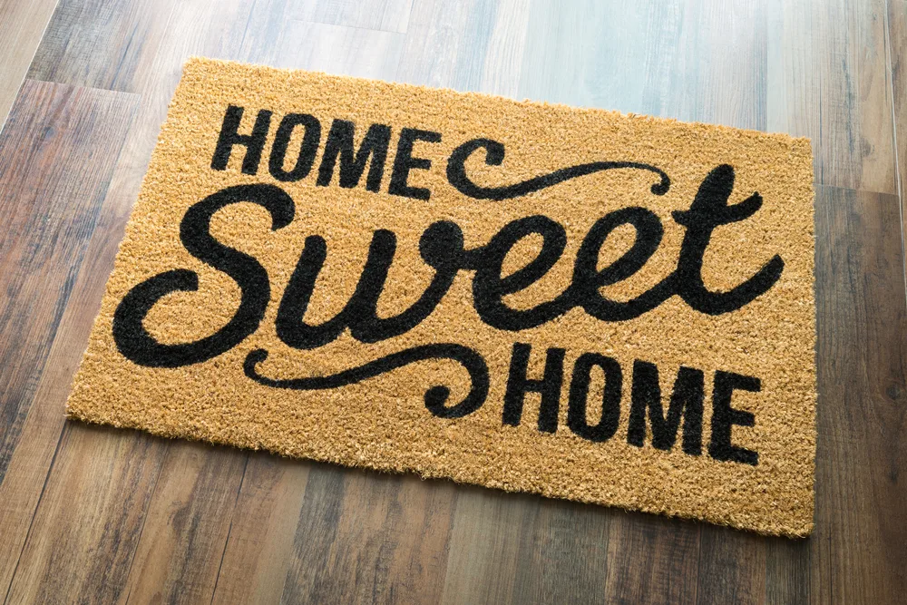 "Home Sweet Home" doormat