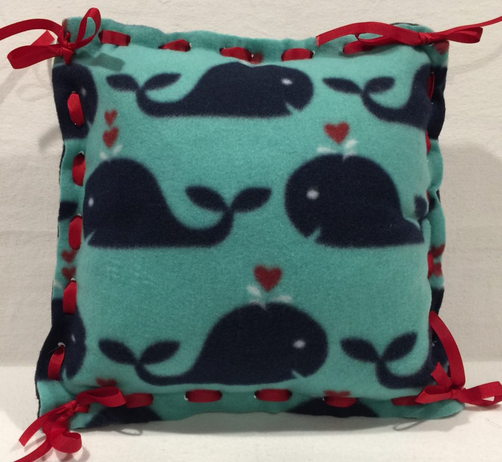 pillow made with simple mitsy kit