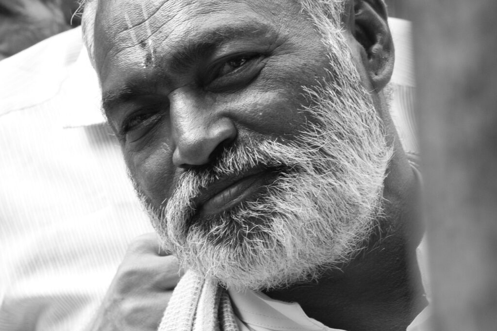 older person with a beard