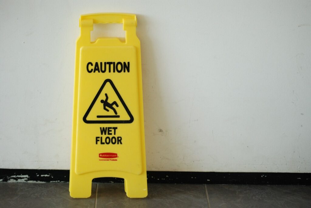 Caution: Wet Floor sign